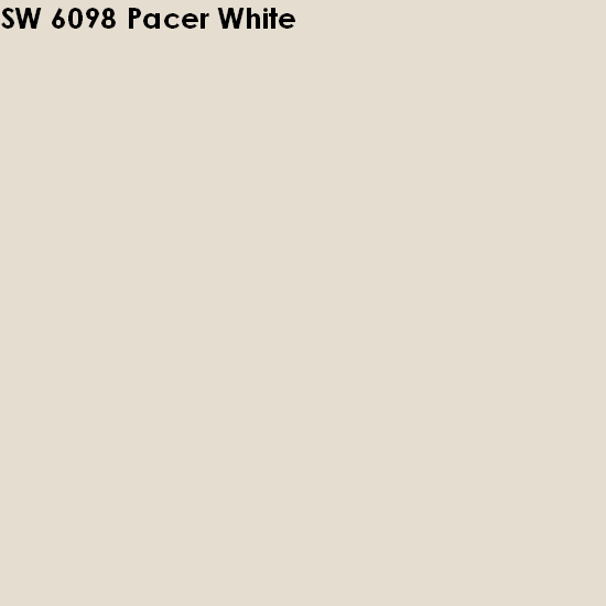 SW 6098 Pacer White kleurstaal