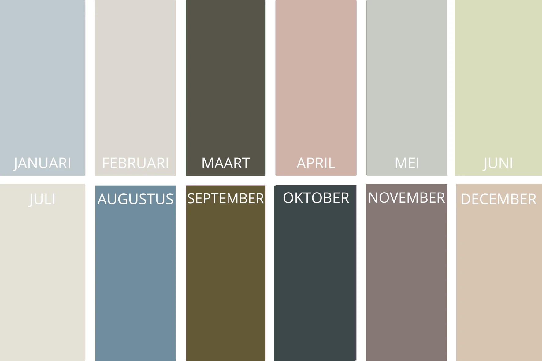 Kleuren van de maand 2024